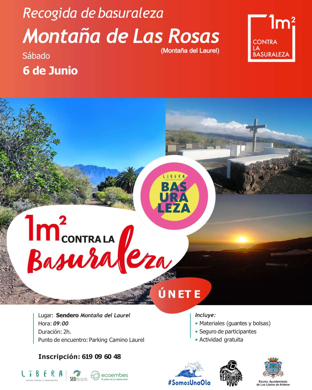 Limpieza colectiva Montaña de La Rosa